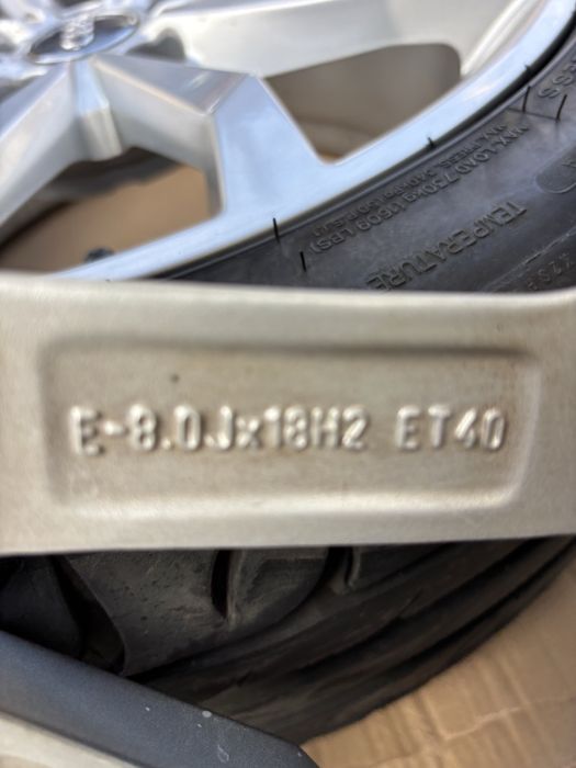Jante originale Audi a4 b 9 + anvelope 245 40 18