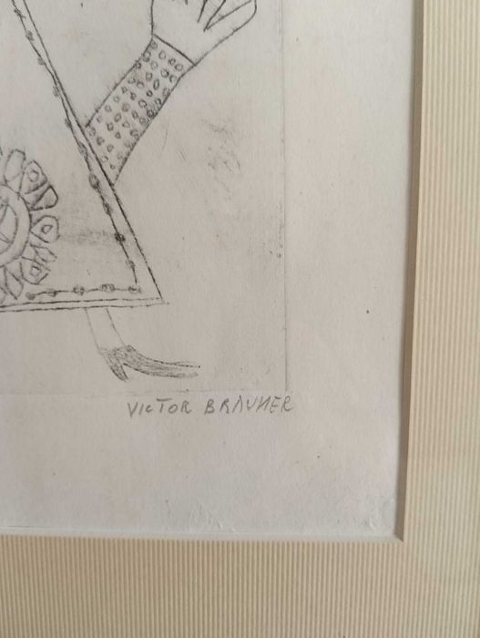 Gravura veche Victor Brauner - 3