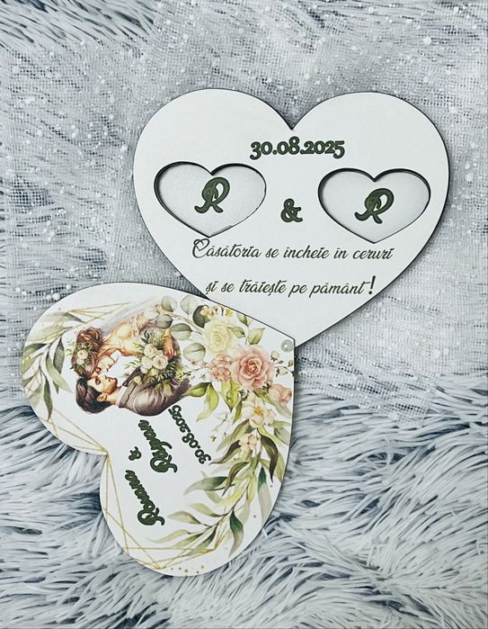 Cutiuta verighete personalizata