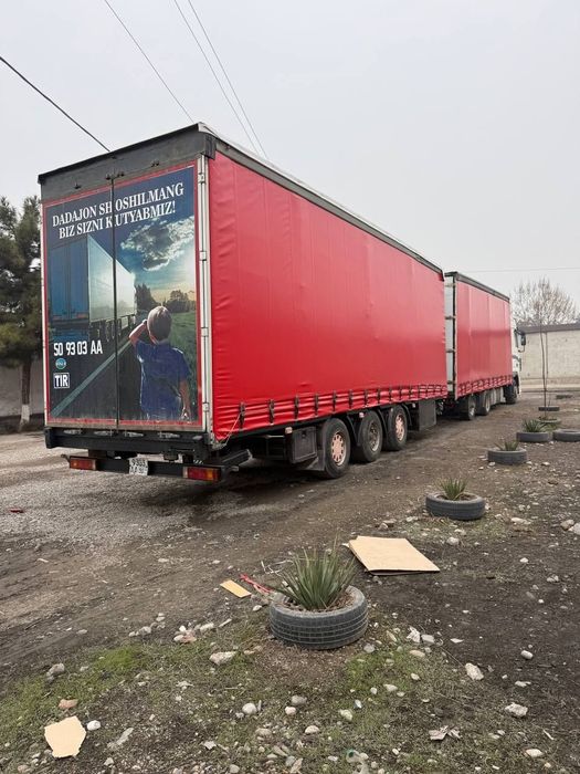 DAF XF95.430 ПАРАВОЗ + SCHWARZMULLER прицеп Сотилади
