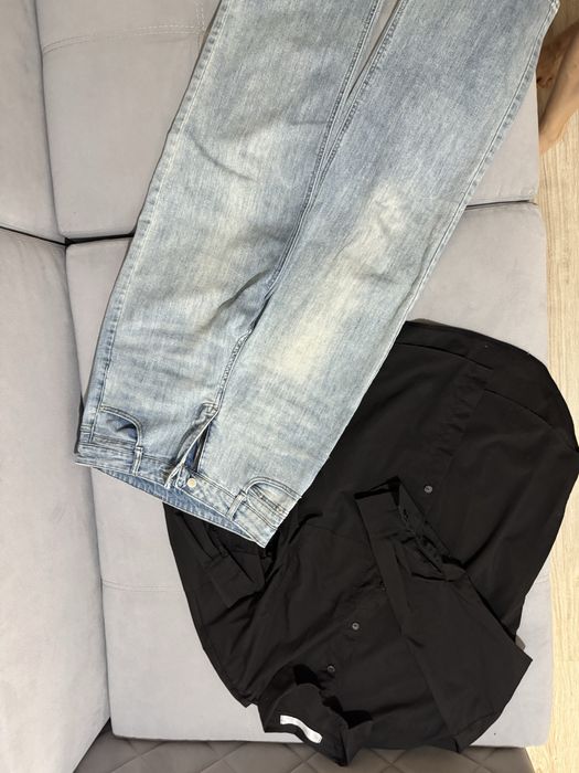 Два пакета вещей трикотажный костюм пиджак рубашка стильные вещи