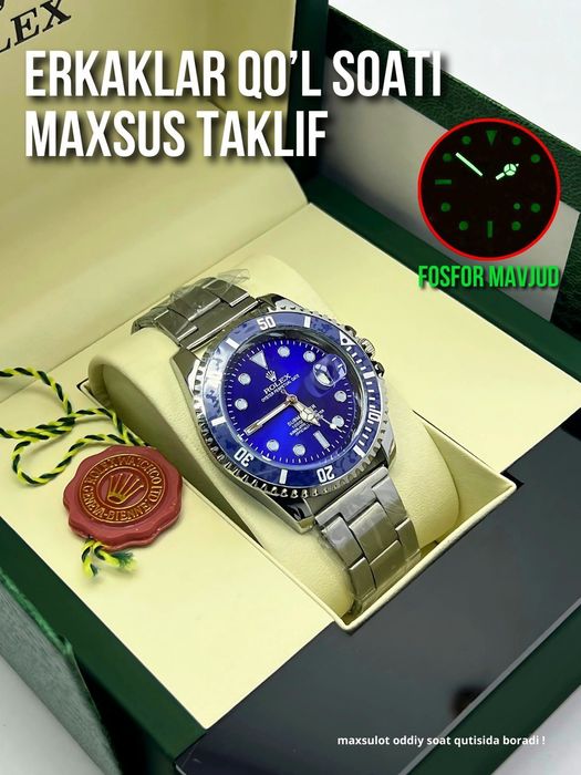 Erkaklar qoʻl soat