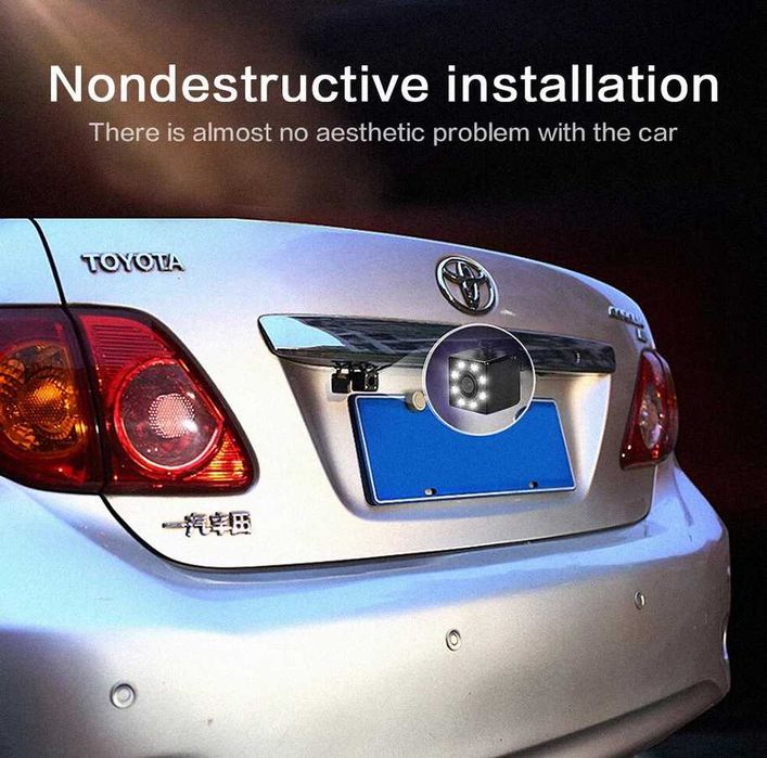 Камера за задно виждане с 8 диода