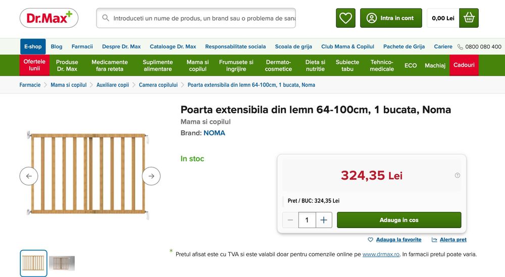 Vand 2 porti extensibile de siguranta scari pentru copii