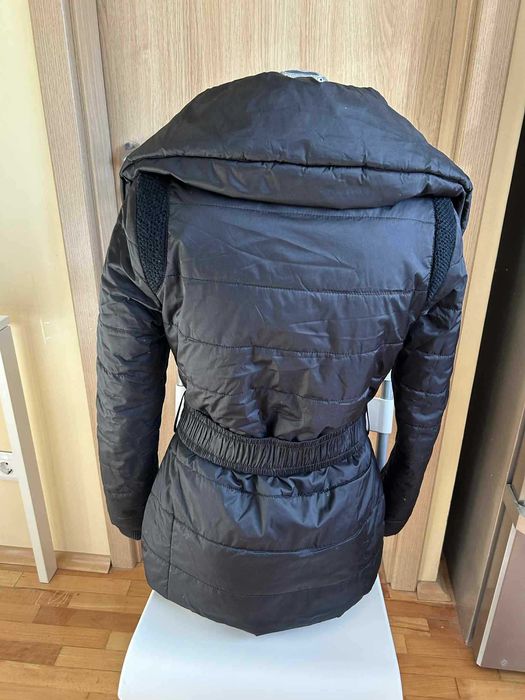 Топло черно зимно яке