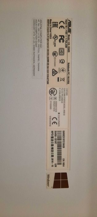 Лаптоп ASUS X540s