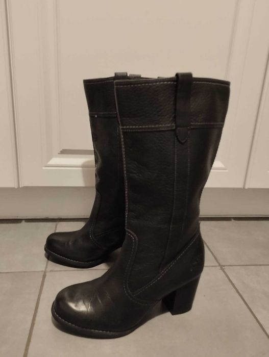 Timberland ботуши естествена кожа, водоустойчиви