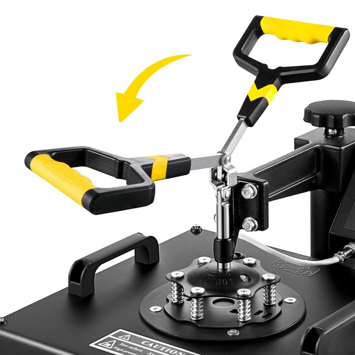 ПРОМОЦИЯ 5 в 1 - Термопреса 38х30см с допълнителни приставки