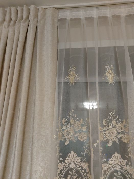 Комплект шторы и тюль