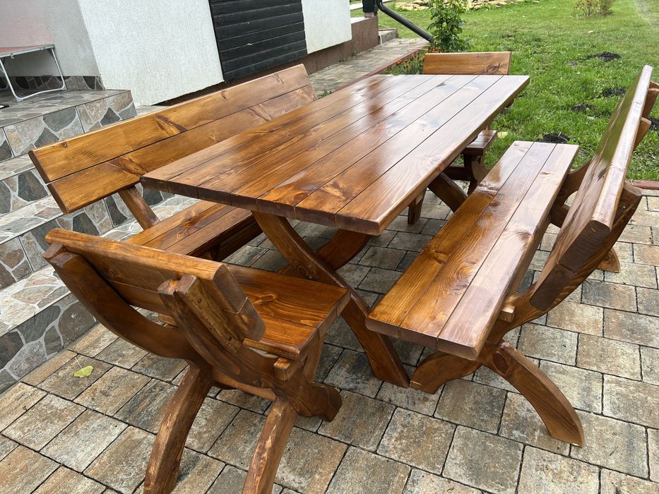 Mobilier de Terasa și Gradina Masa Bănci și Scaune