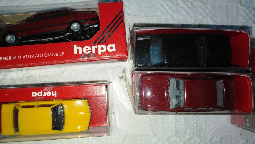 Vand machete autoturisme BMW, la cutie, scara 1:87, HERPA, Germania