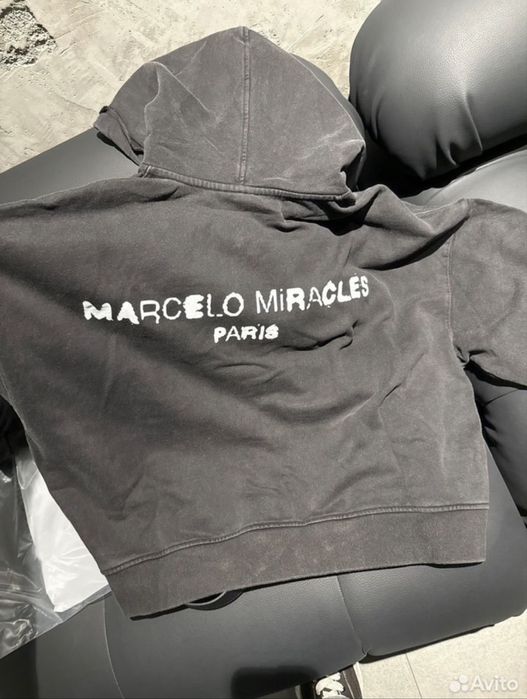 Marcello miracles assymetric zip худи