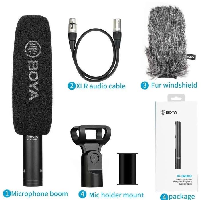 BOYA BY-BM6040  кардиоидный дробовик-микрофон
