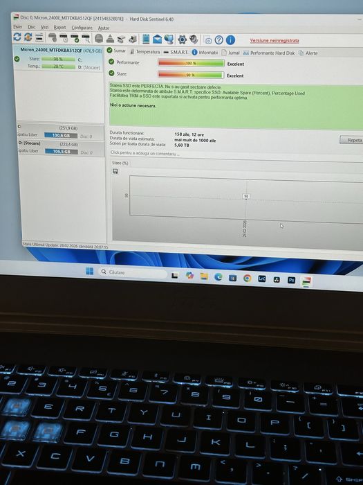 Laptop Gaming MSI Thin | RTX 4050 | i5-12450H Ca si Nou ( Garantie)