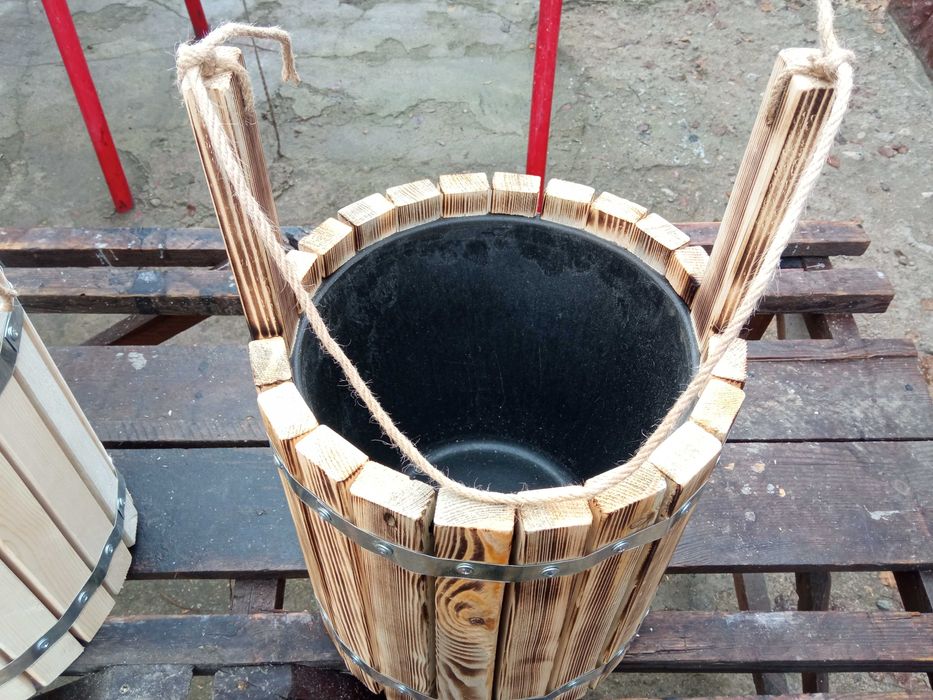 Запарник для веника ведро для бани 12л