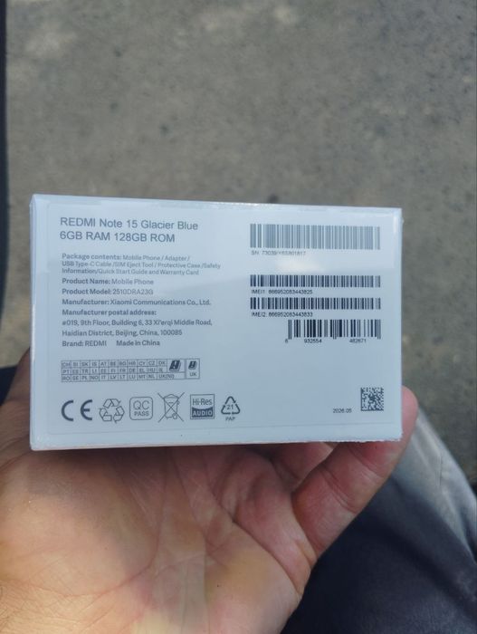 Redmi note 15 128gb yangi