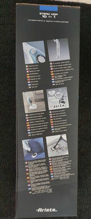 Mop cu aburi Ariete curatat / igienizat gresie, faianta, sanitare etc.