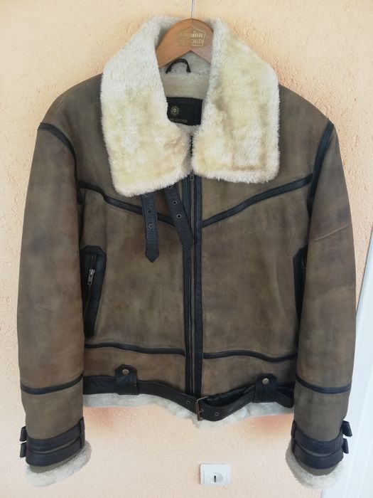 Geaca piele bărbati cu blana Empire Leather Xl