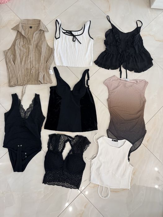 Zara Къси Дънки , пола панталон  , лятна дълга пола  , екип