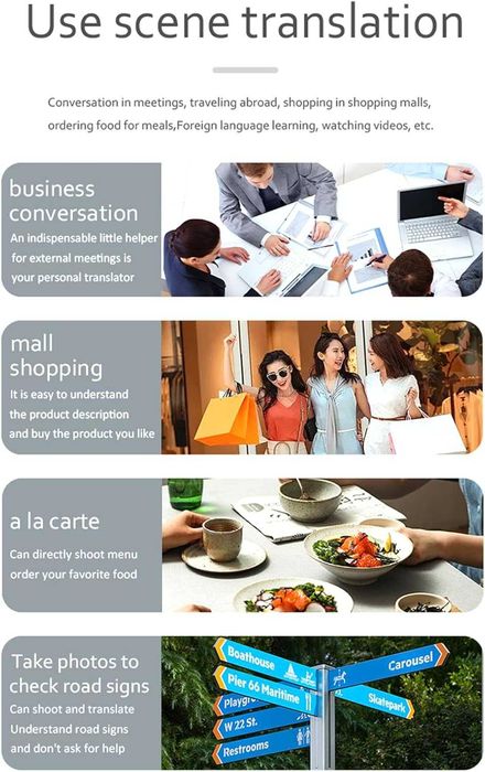 Преводач Интелигентен двупосочен Ai translator 148 Езика,Language
