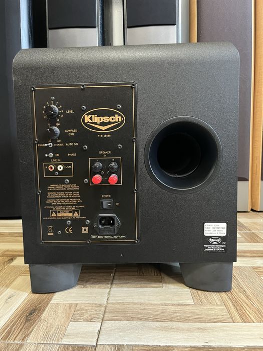 Subwoofer Klipsch Ksw-10 impecabil