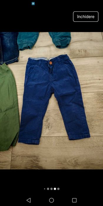 Vând lot blugi bebe 80-86
