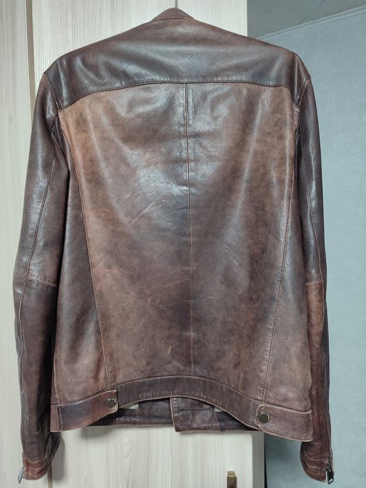 Кожаная куртка мужская