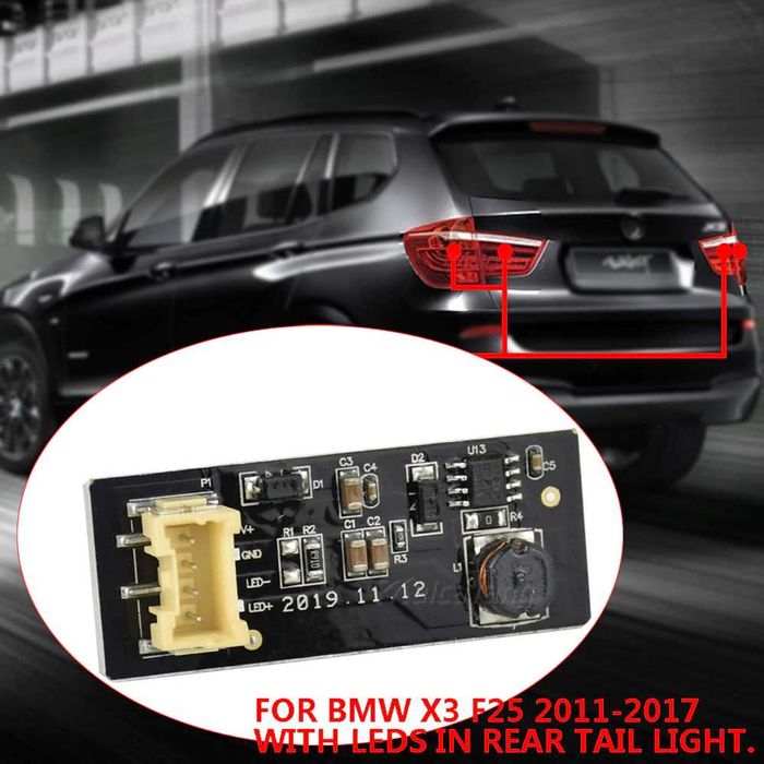 BMW X3 F25 Modul LED Stopuri Haion Placă Circuit Stop b003809.2 Valeo