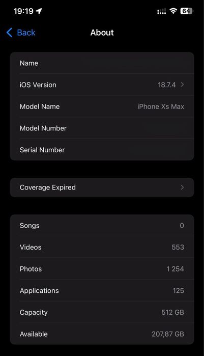 iPhone Xs Max 512GB