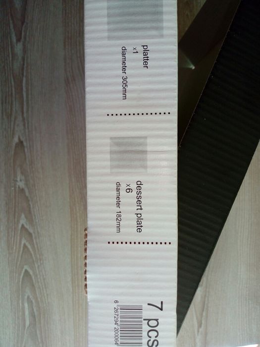 нов сервиз-7части/нов бълг.порцеланов-златен кант/нови сервизи