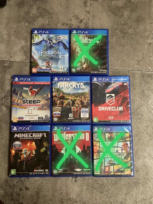 Обменяю игры ps4