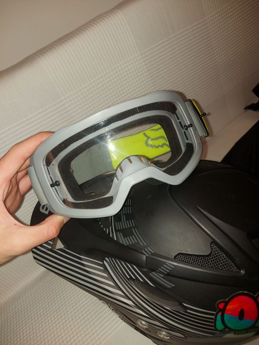 Casca full face Force cu ochelari Fox