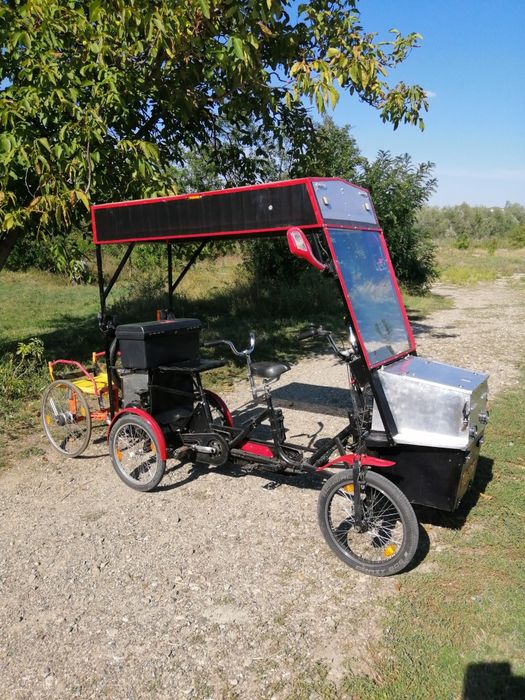 Bicicletă electrică 2 locuri pt agrement sau recuperare medicală