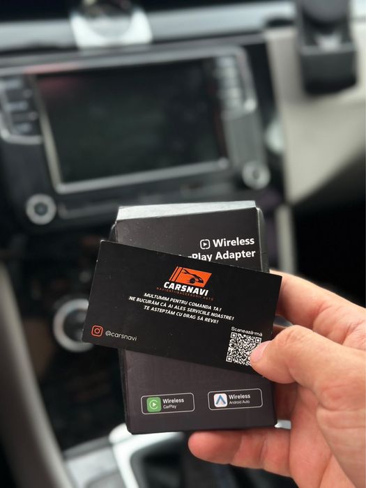 Adaptor Carplay & Android Auto Wireless Mercedes BMW Audi Vw Dacia