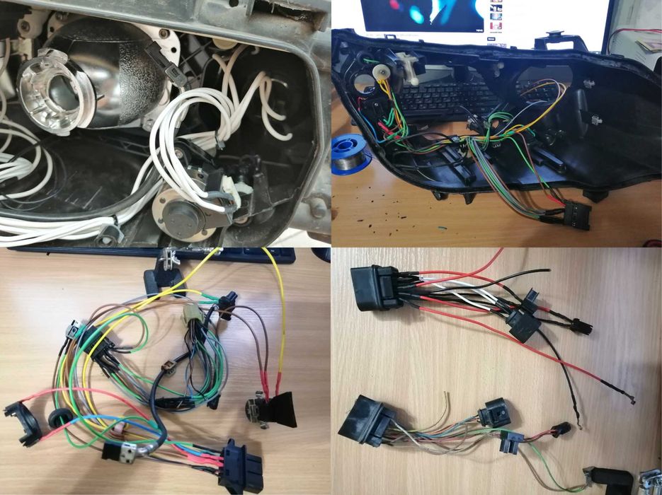 Ремонт рециклиране на фарове LED крушки Bi-LED Bi-xenon лупи и системи