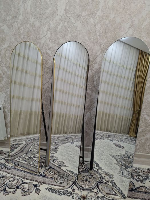 Зеркало золотистый  серебристый и черный цвет оригинал!