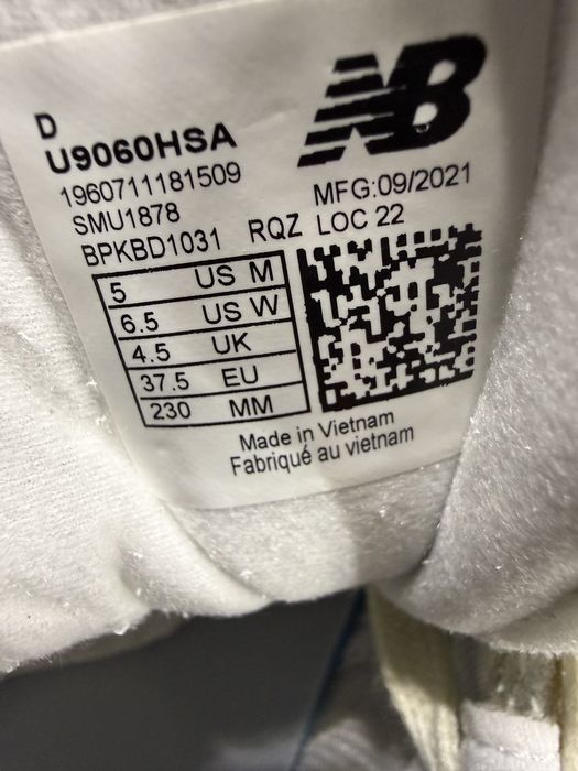 New Balance 9060 36 /// 37,5 noi new