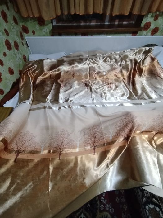 Атласные шторы 2х3м