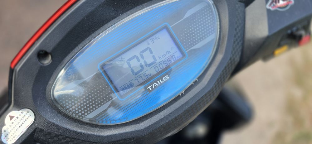 Продаётся электрический скутер TAILG | 72V 55Ah | Пробег 958 км