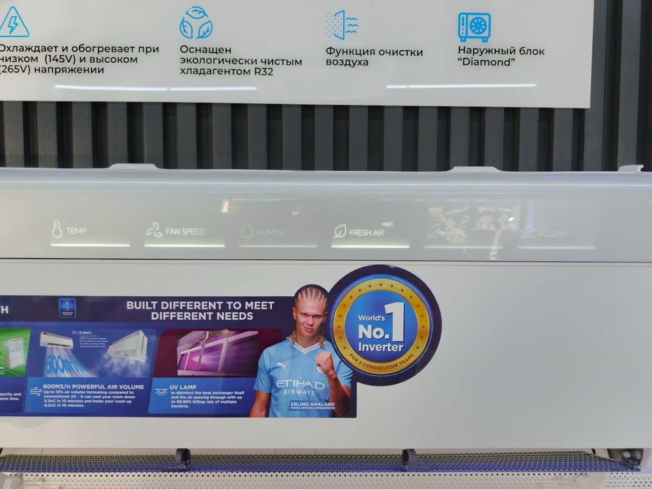 Премиум кондиционер Midea NOVA  3в1 охлаждение + вентиляция + очистка