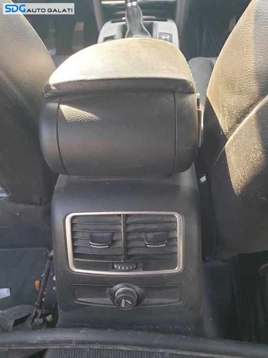 Cotiera din Piele Neagra Audi A6 C6 2004 - 2011 [Q4101]