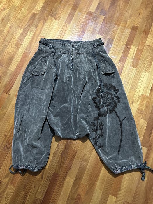 Pantaloni Desigual tip salvar din catifea