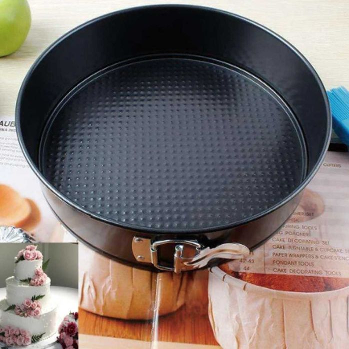 Комплект от 6бр метални форми за торта