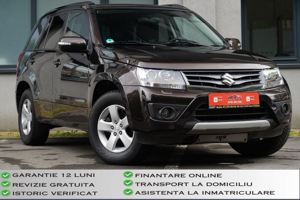 Suzuki Vitara X30 2014 • 1.9Diesel • Manual • 4x4 4x2 Lock Blocant • 12Luni Garantie Motor Cutie si 4x4 • Rate • Revizie Gratuita • Numere Rosii