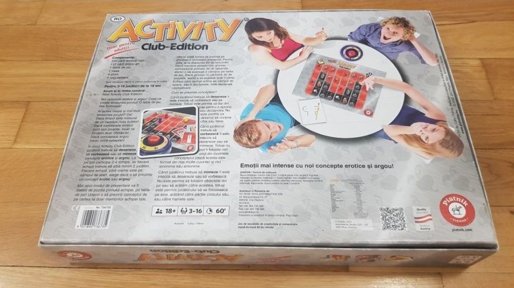 Activity Club Edition 18+, ca NOU