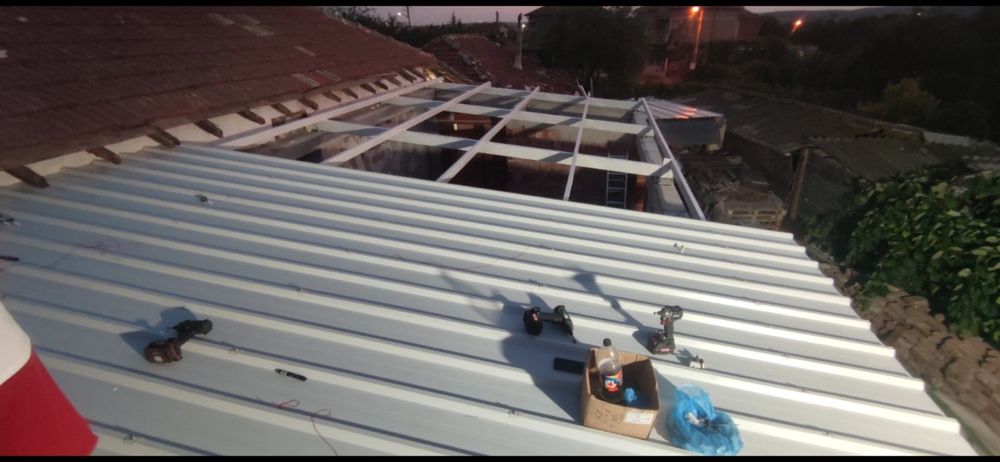 Къщи, метални и дървени конструкции, халета. Строителна дейност!