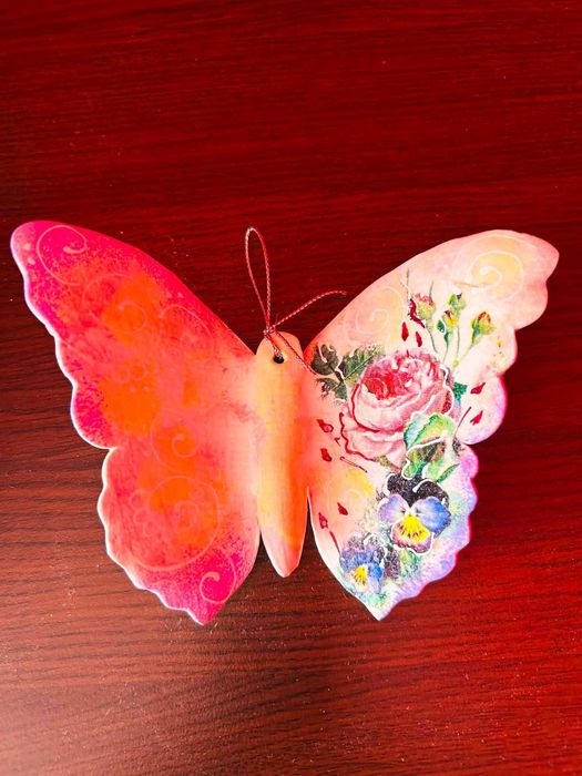 Ръчно изработена керамична пеперуда Handmade BG, 11 см