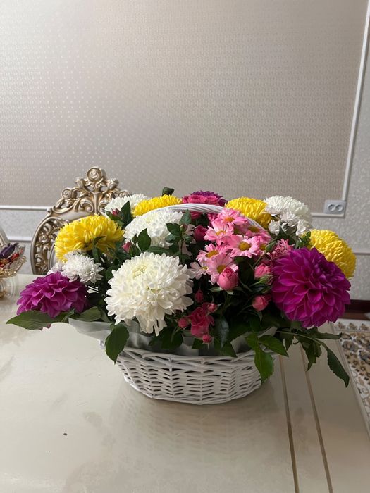 Букет кустовых розы