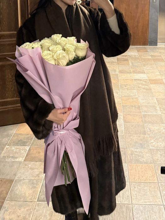 Букет из белых роз