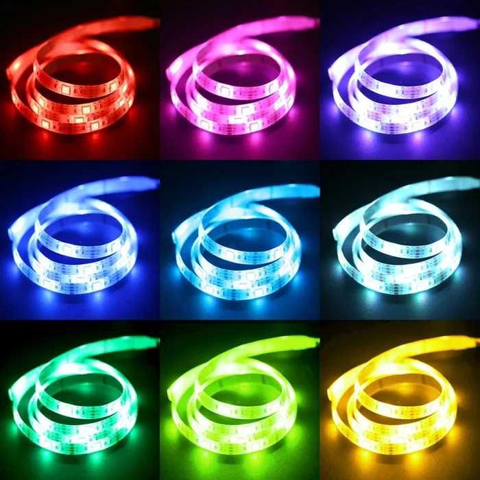 10 метра RGB LED лента WIFI, МОБИЛЕН контрол,дистанционно,декор,украса